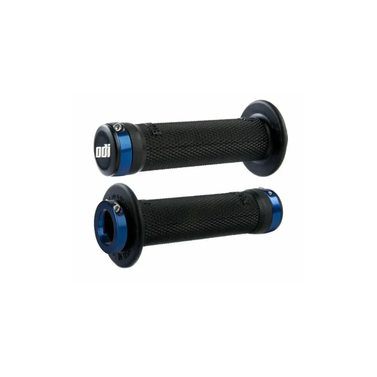 Odi Bmx Ruffian Lock-On Grips Black/Blue Clamps